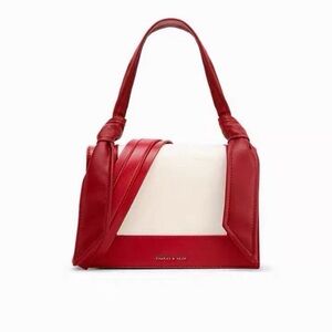 Charles & Keith Bags Red Ivory Crossbody Small Bag